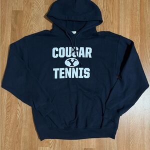 Navy Blue Cougar Tennis Hoodie